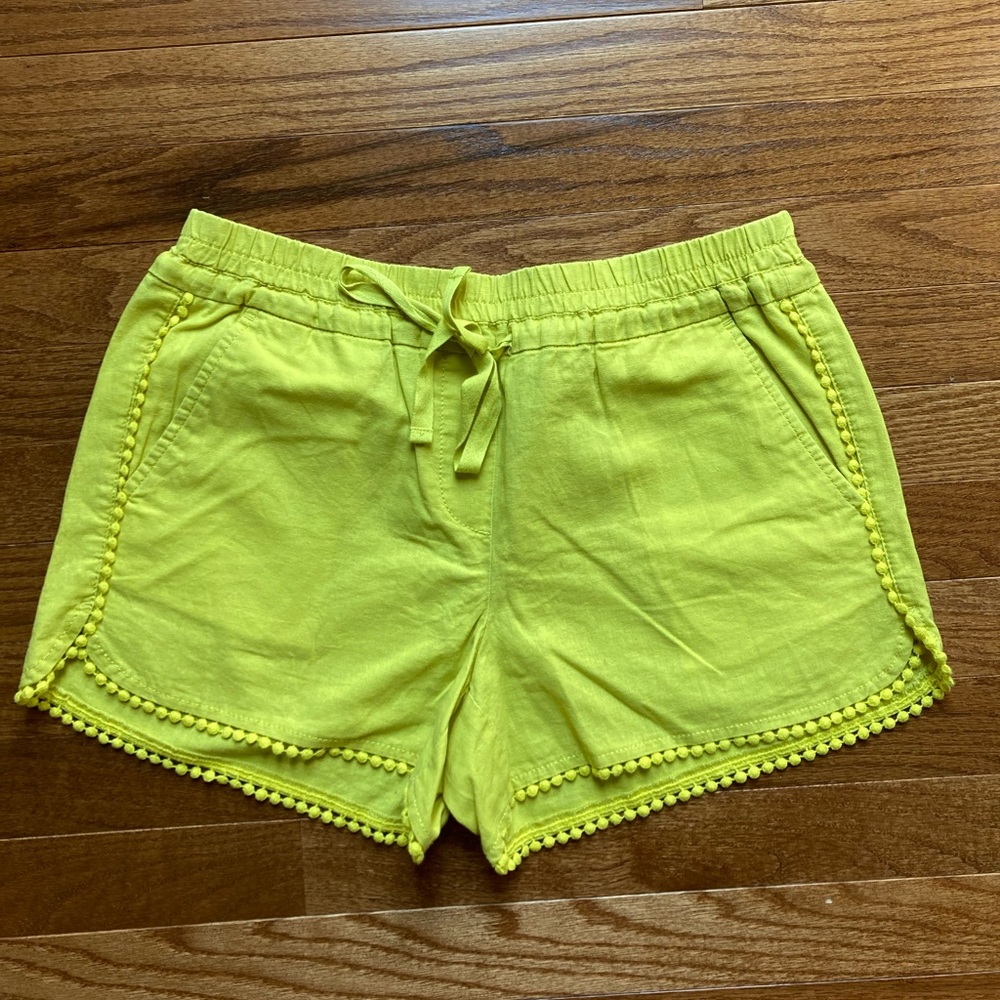 LOFT Yellow Shorts NWOT